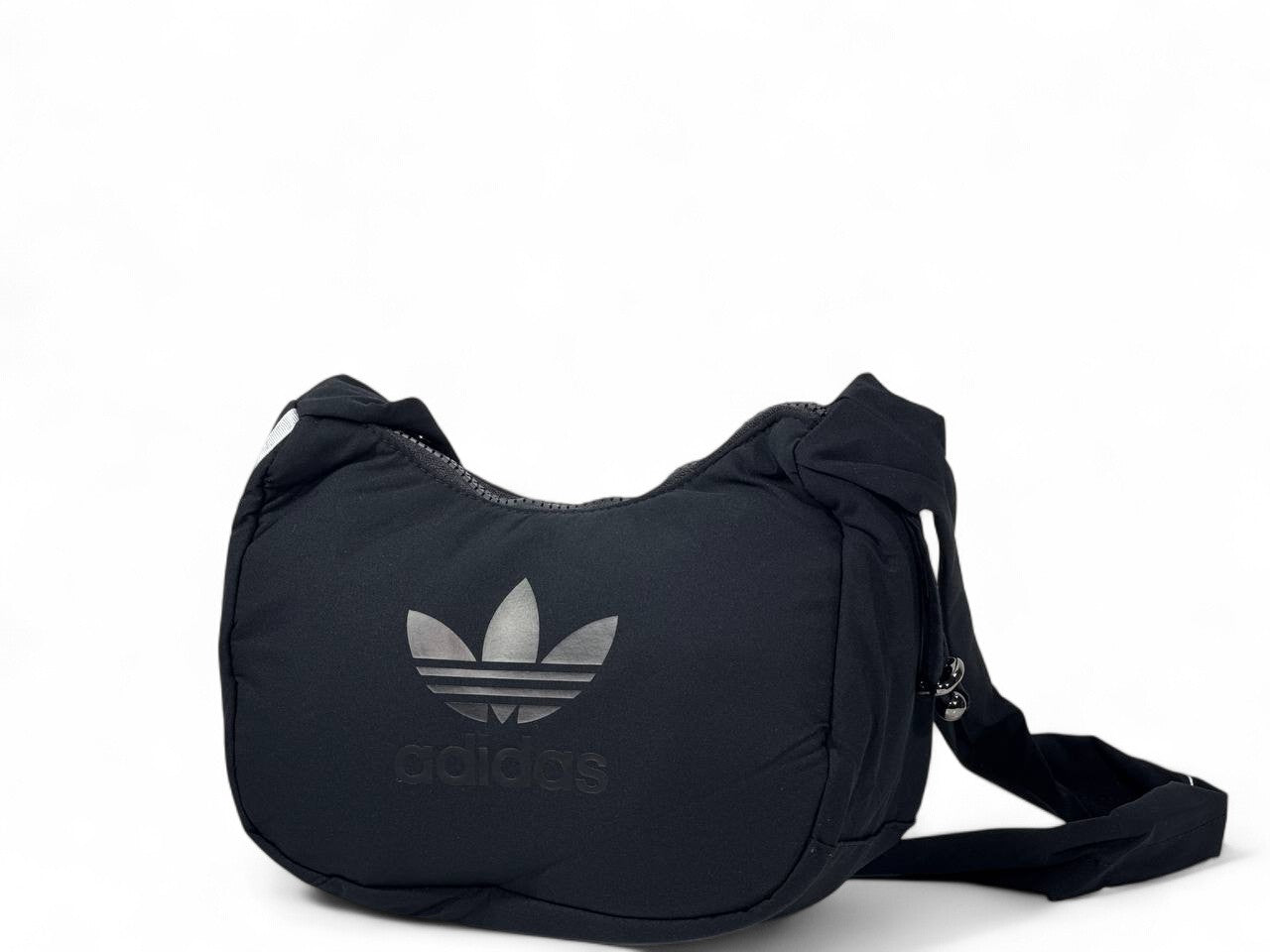 Adidas Originals Black Puffer Mini Shoulder Bag β Sporty Chic Essential