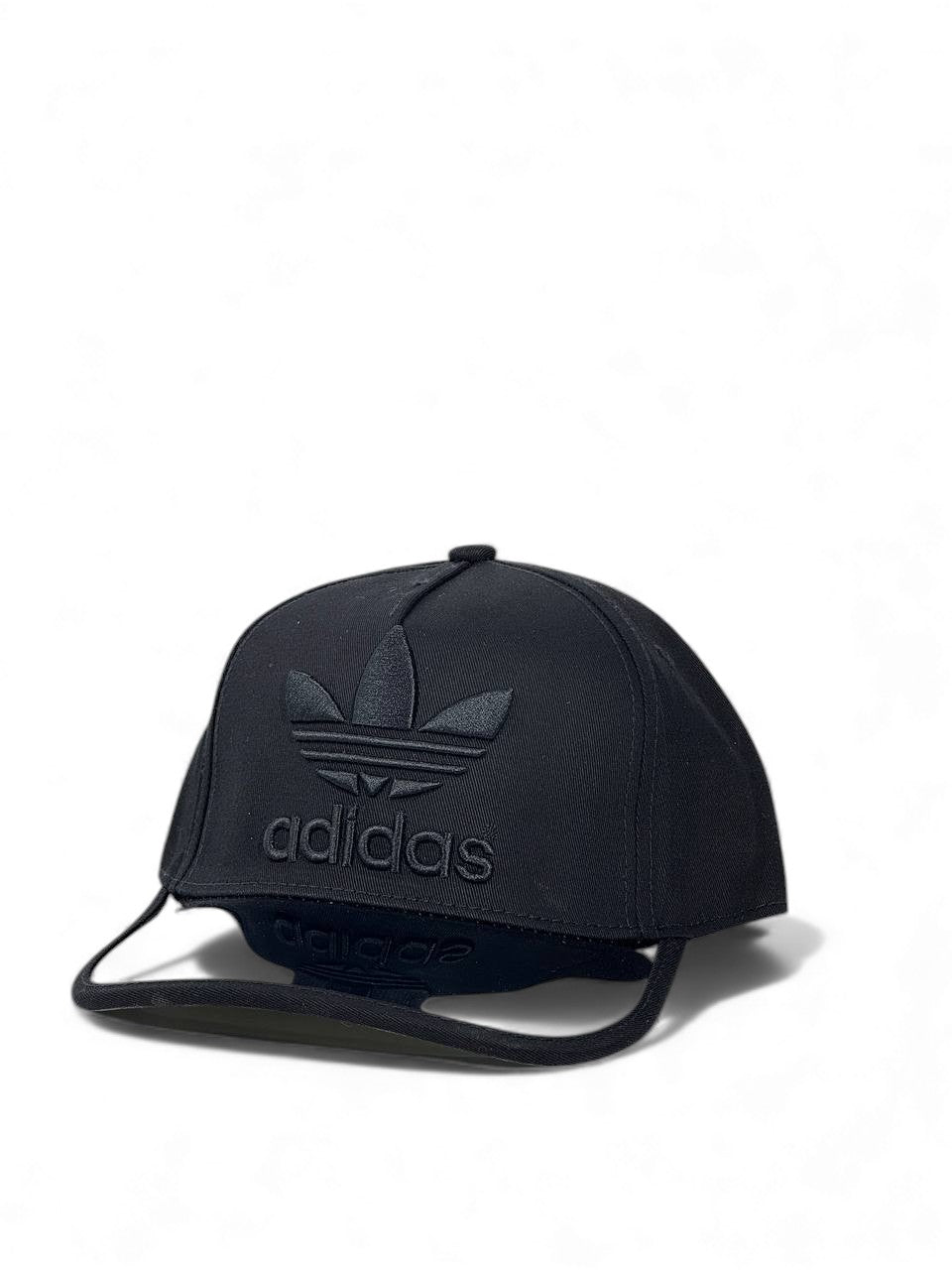 Adidas All-Black Trefoil Cap β Matte Embroidery Edition π€π§’ (Premium Unisex Style)
