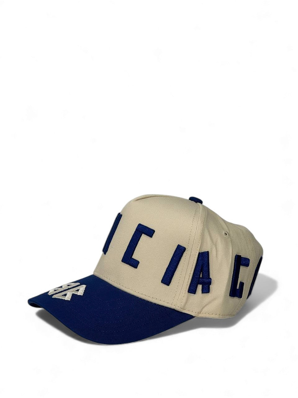Balenciaga Two-Tone Luxury Cap β Beige & Navy Edition π§’π (Premium Unisex Style)