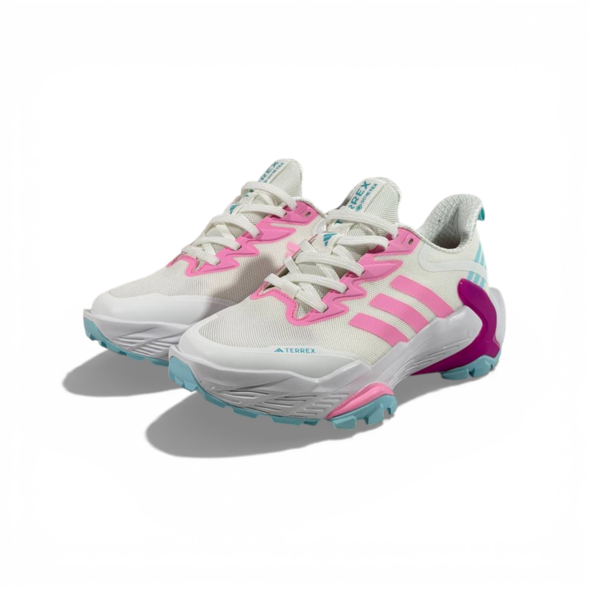 Adidas Terrex Womenβs Trail Running Sneakers β White & Pink Sport Shoes πβ¨π