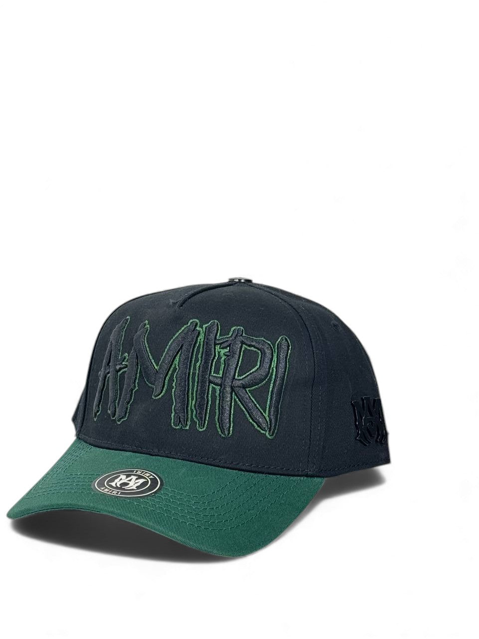 Amiri Luxury Street Cap β Black & Forest Green Edition π§’π (Premium Embroidered Unisex)