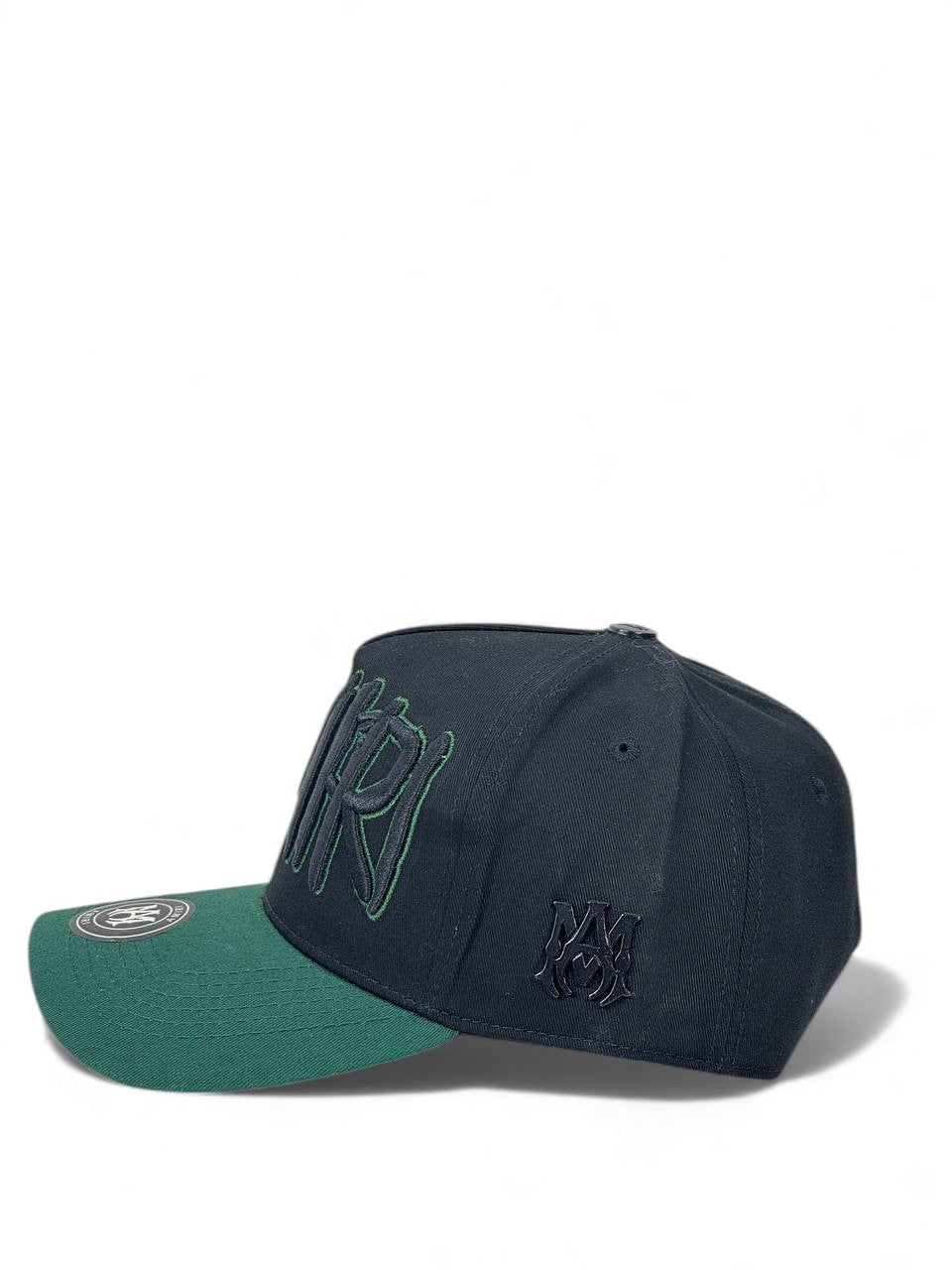 Amiri Luxury Street Cap β Black & Forest Green Edition π§’π (Premium Embroidered Unisex)