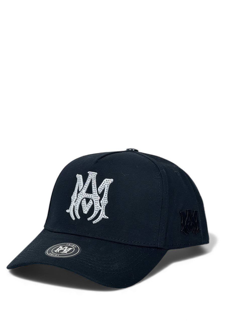 Amiri Crystal Embellished Luxury Cap β Black Edition π§’β¨π (Premium Unisex Street Style)