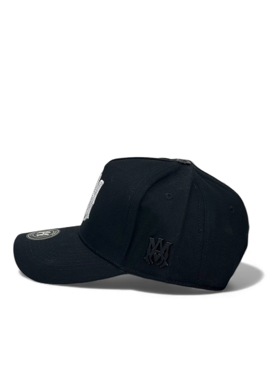 Amiri Crystal Embellished Luxury Cap β Black Edition π§’β¨π (Premium Unisex Street Style)