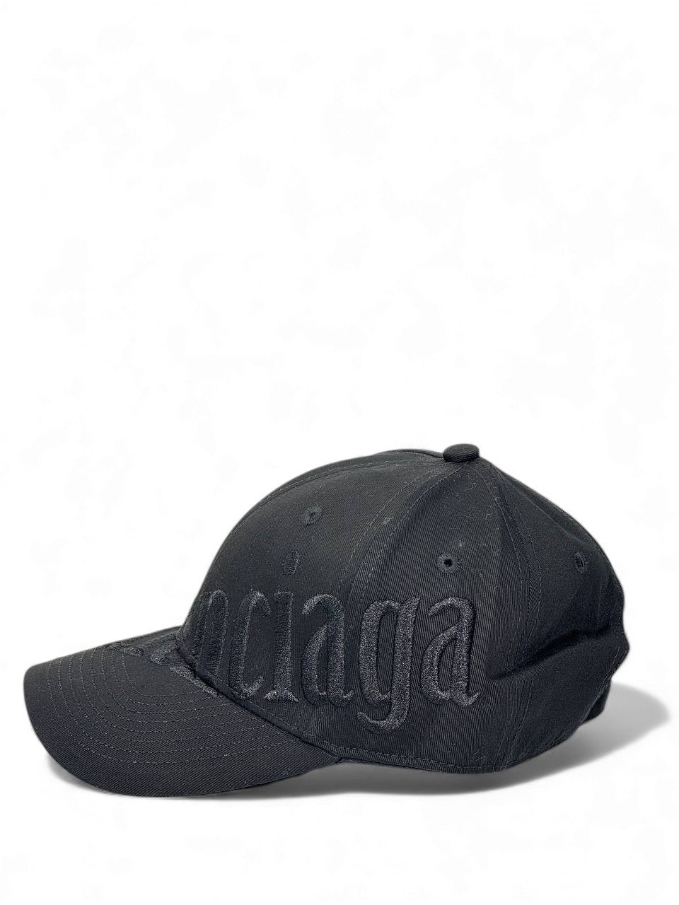 Balenciaga All-Black Embossed Logo Cap β Ultra Sleek Minimal Luxury π€π§’