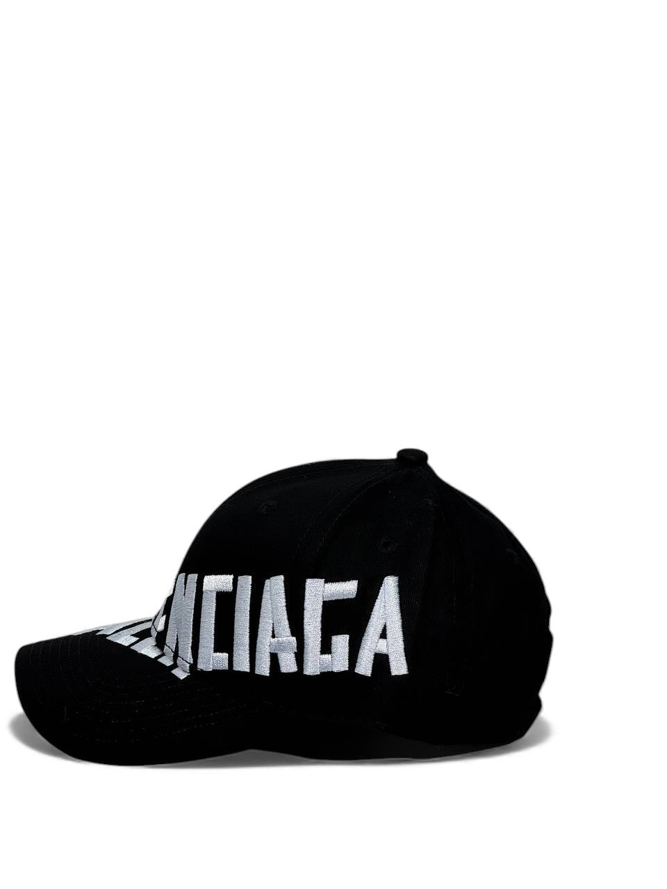Balenciaga Black Oversized Logo Cap β Bold Luxury Streetwear π€π§’