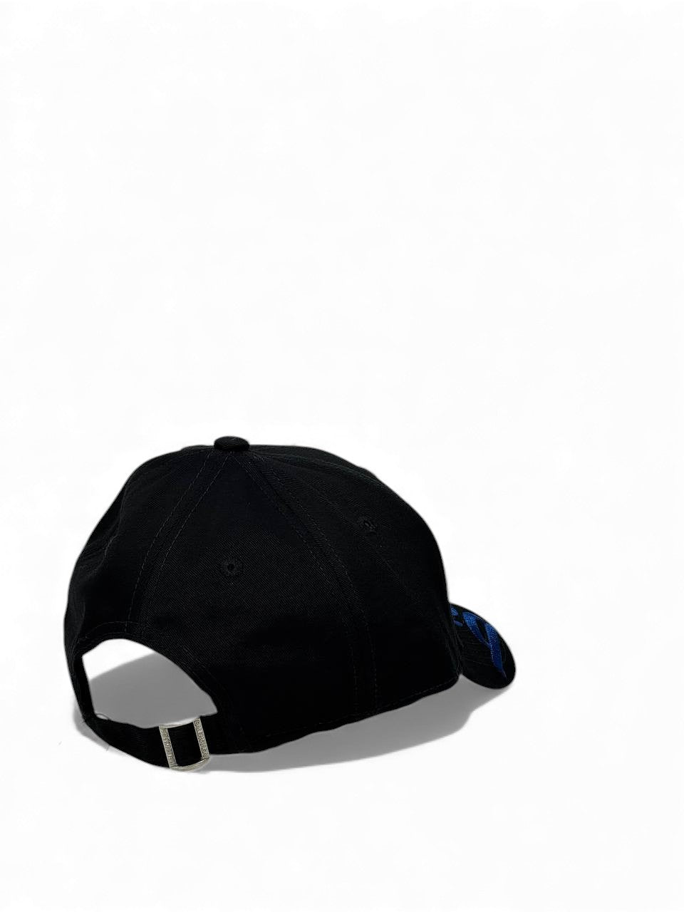 Balenciaga Black Cap with Royal Blue Oversized Logo β Bold Luxury Street Style π΅π€π§’