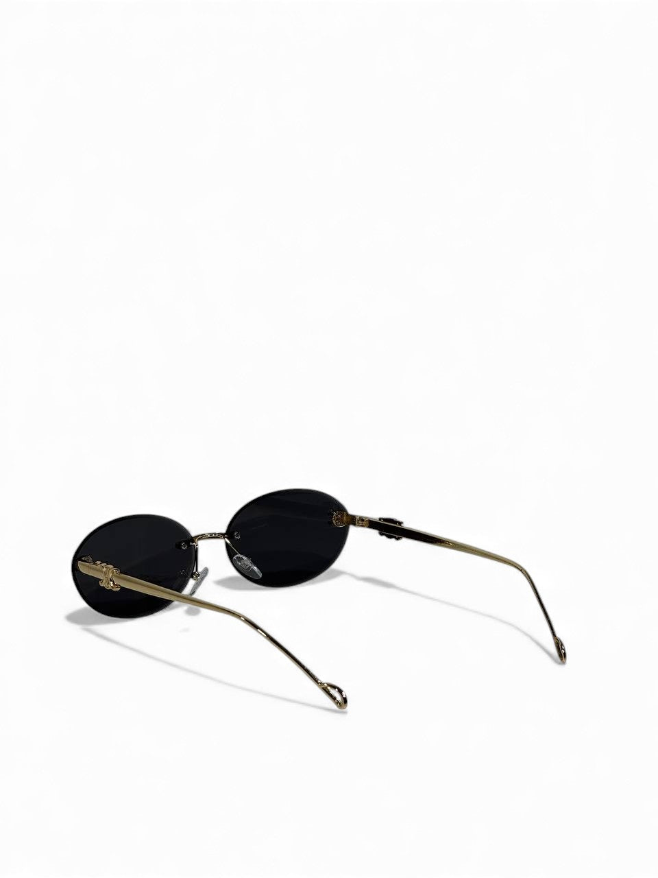 ✨ Celine Triomphe Oval Rimless Sunglasses 🖤 | Iconic Parisian Luxury