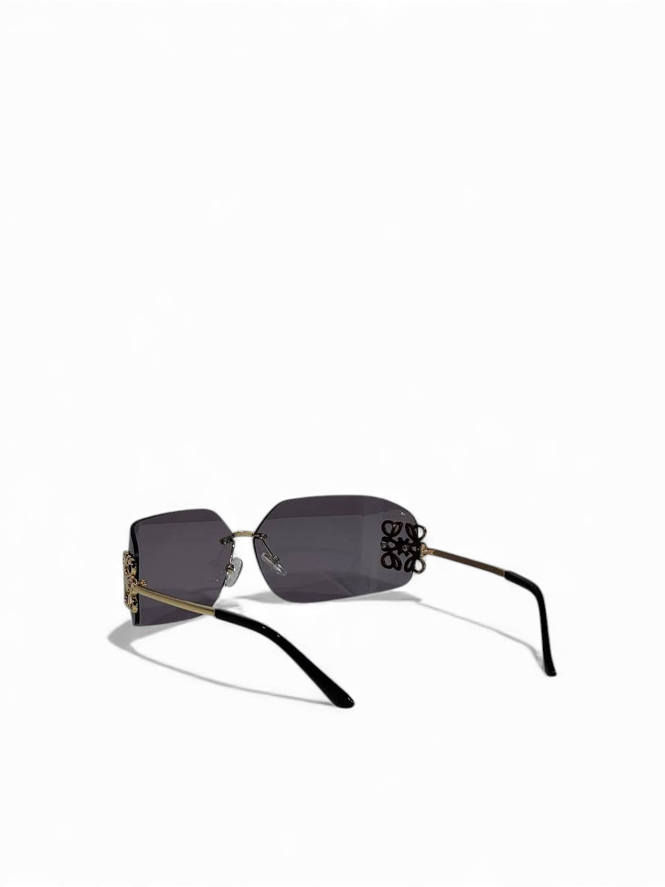 Loewe Butterfly-Edge Rimless Sunglasses 🖤✨ Luxury Statement Shades