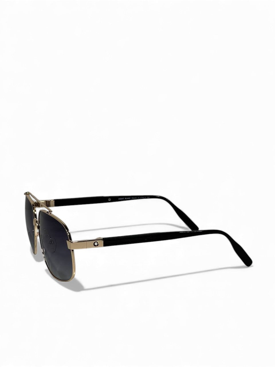 Mont Blanc-Inspired Gold Frame Aviator Sunglasses – Premium Luxury Edition 😎✨