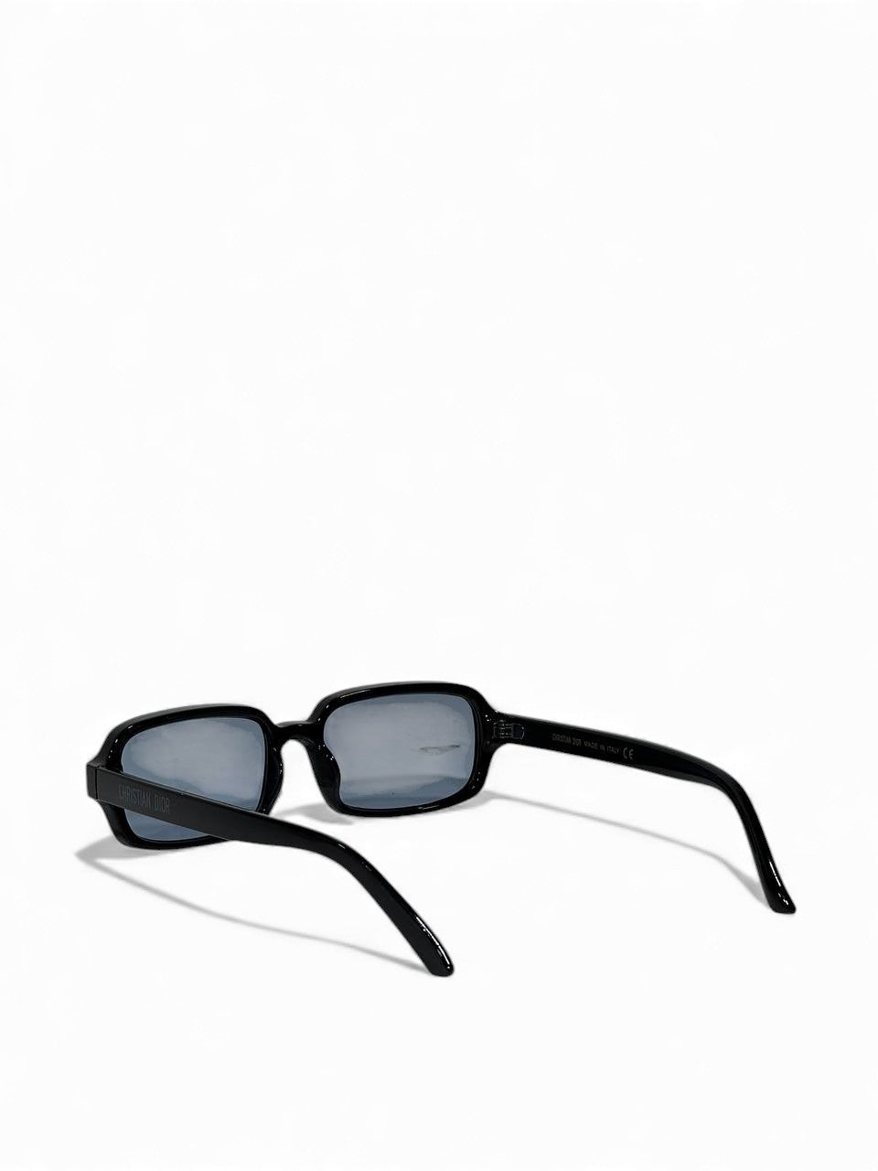 Christian Dior-Inspired Black Rectangle Sunglasses – Star Detail Luxury Edition ✨😎