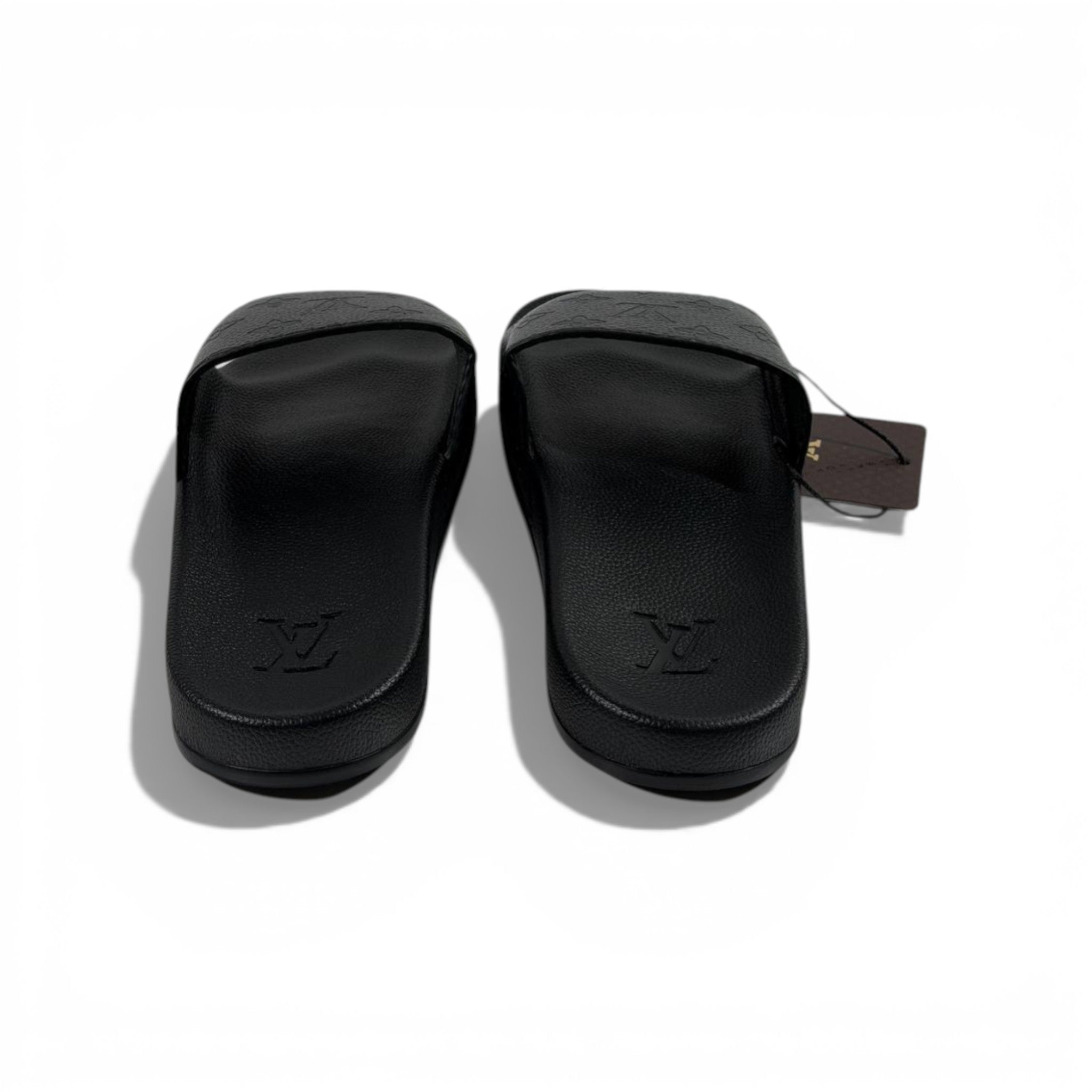 π€ Louis Vuitton Embossed Slides β Black Luxe Edition β¨