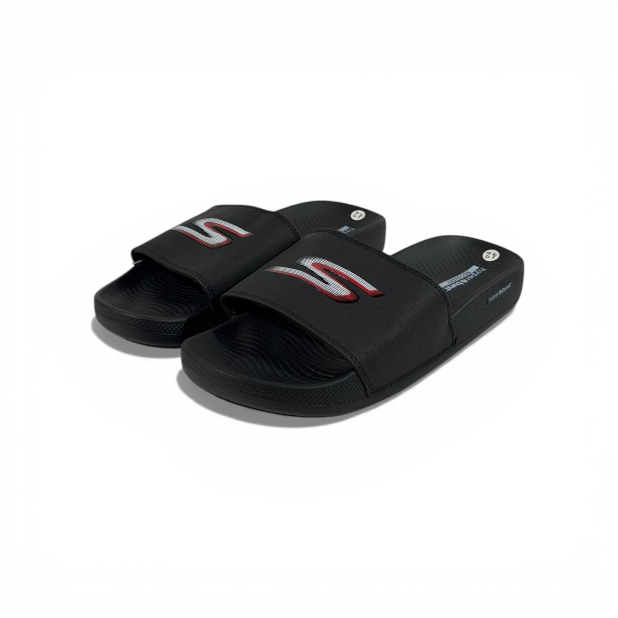 β‘ Skechers Sport Slides β Black Performance Edition π€π₯