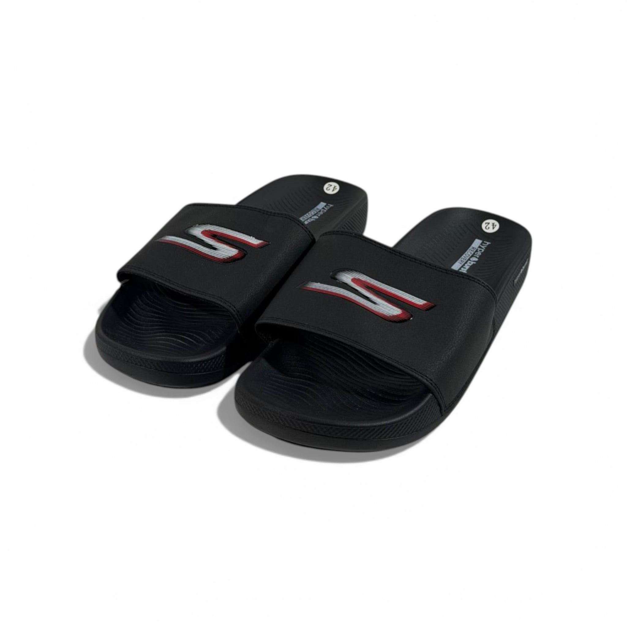 β‘ Skechers Sport Slides β Black Performance Edition π€π₯