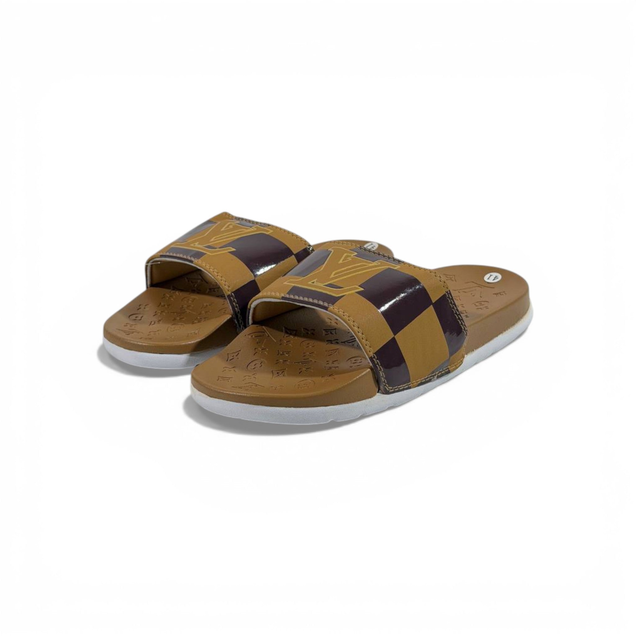 π€ Louis Vuitton Slides β Damier Brown Edition πβ¨