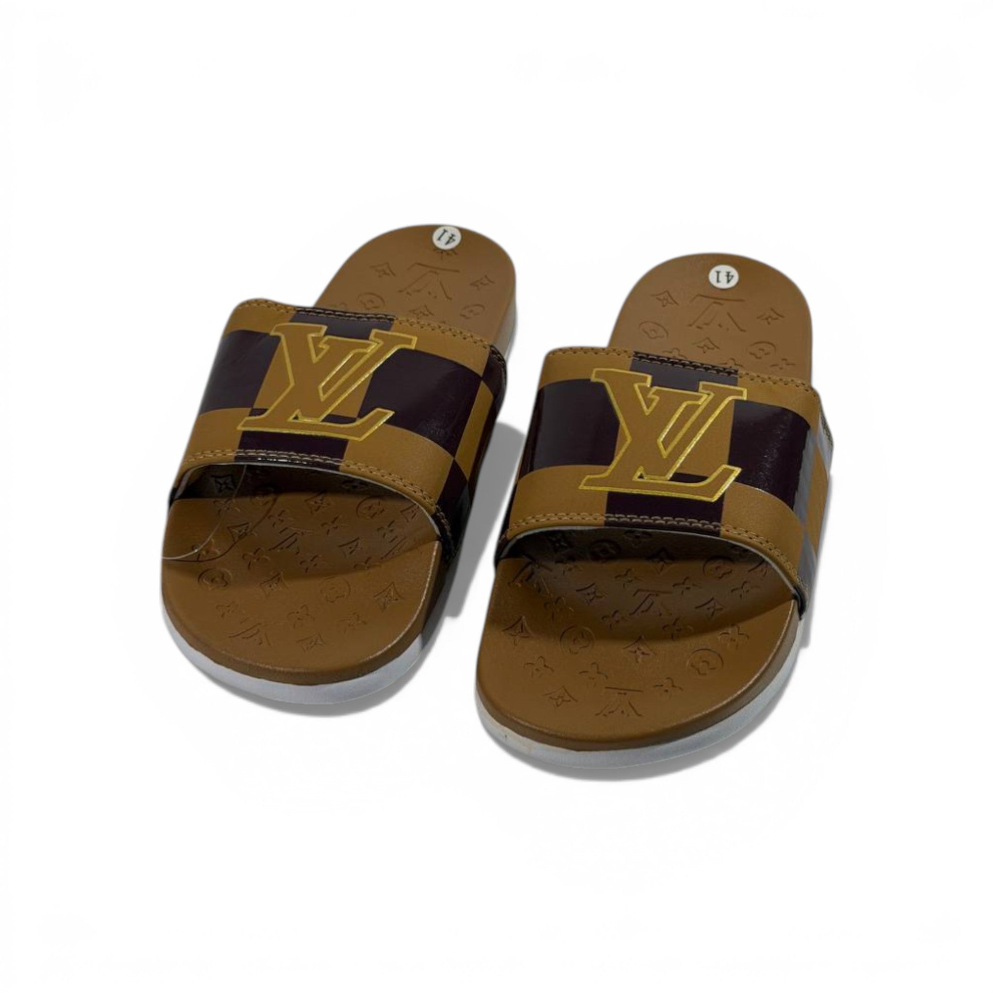π€ Louis Vuitton Slides β Damier Brown Edition πβ¨