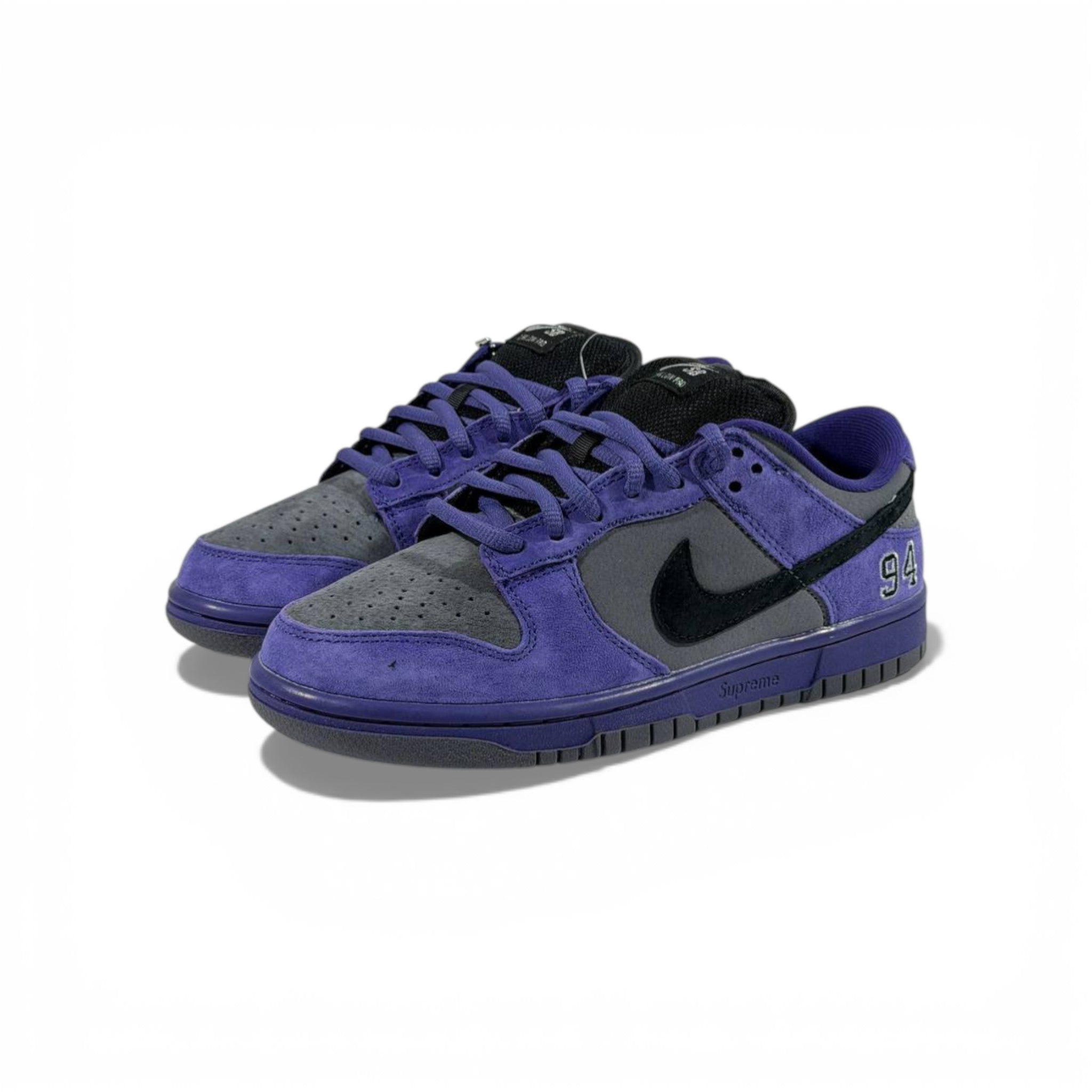 Nike Dunk Low Purple & Grey Sneakers πππ₯ Streetwear Skate Style Shoes β Women & Men Fashion Trainers β¨