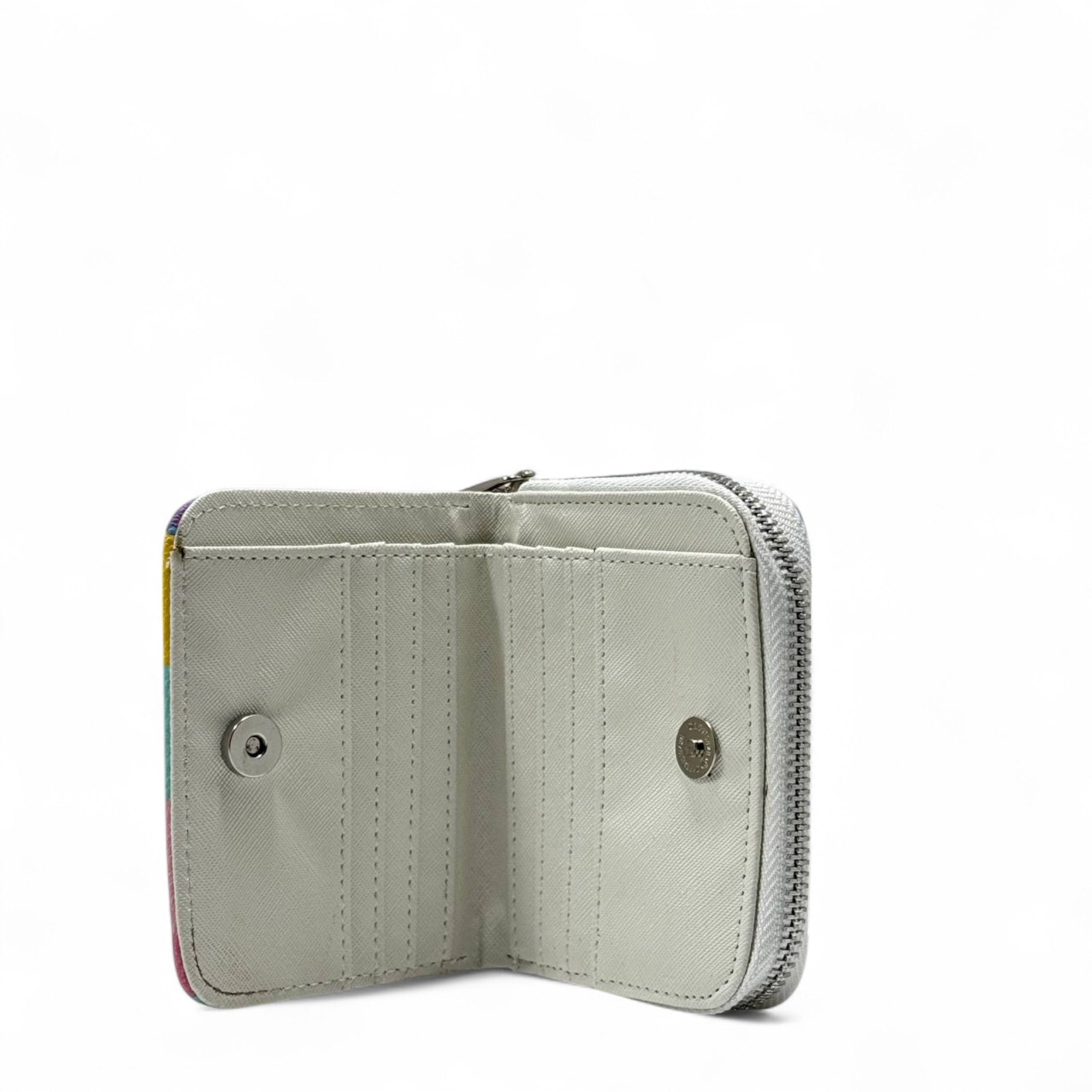 π Karl Lagerfeld Checkered Cartoon Wallet β Multi-Color Edition