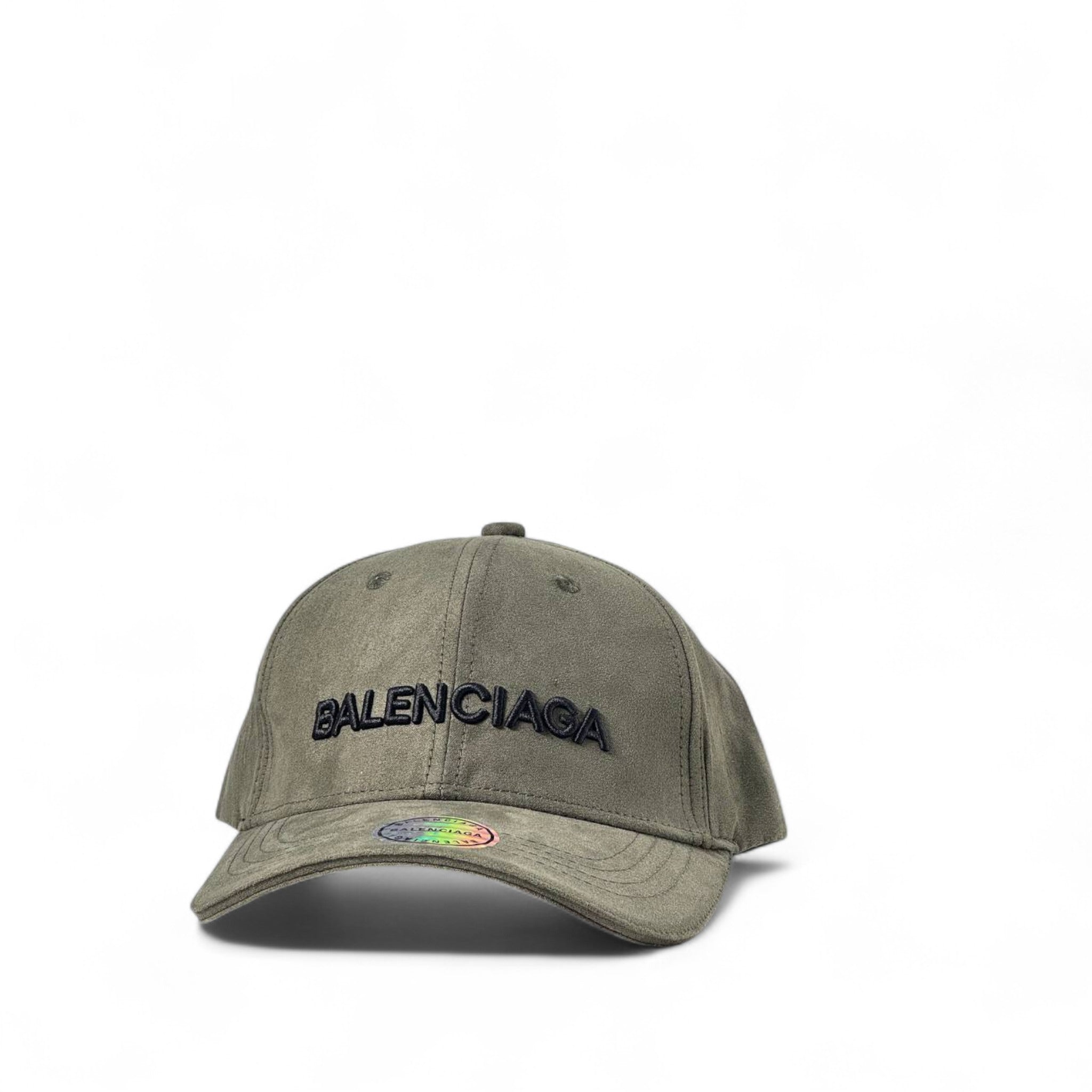 Balenciaga Olive Suede Cap đź«’ Urban Utility Luxe