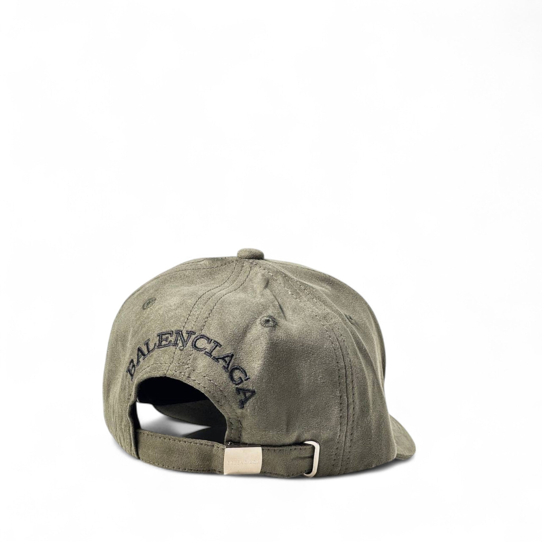 Balenciaga Olive Suede Cap đź«’ Urban Utility Luxe
