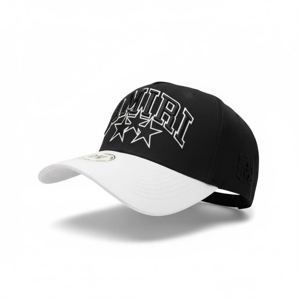 Amiri Black & White Luxury Cap π§’π€π€ Premium Streetwear Baseball Hat β Trendy Fashion Snapback π₯β¨
