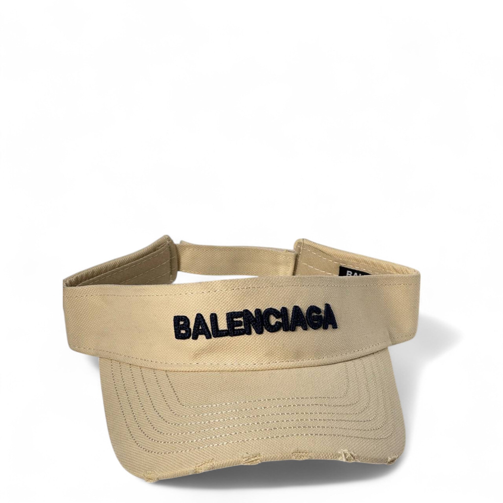 Balenciaga Beige Logo Visor ποΈ | Minimal Luxe Sun Shield