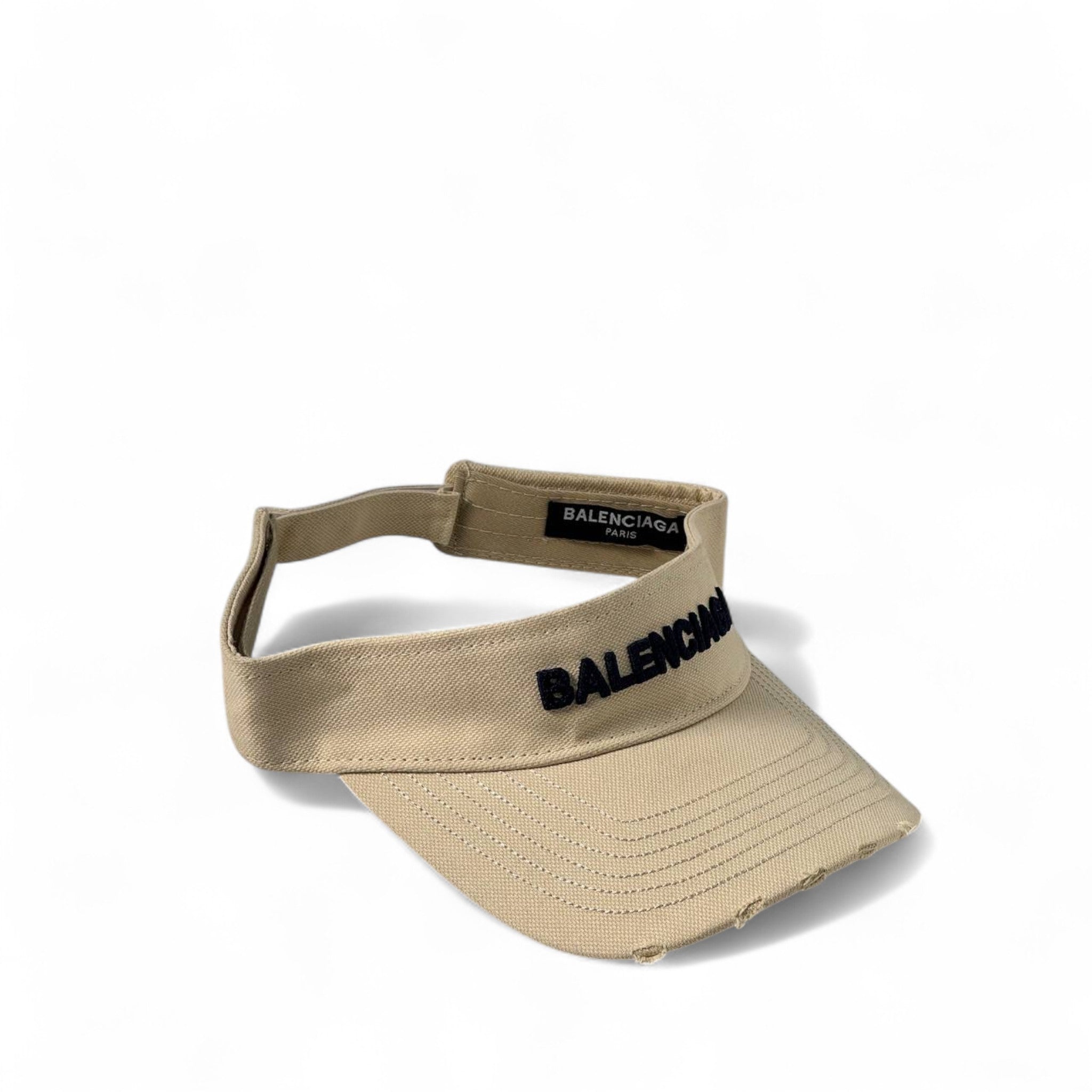 Balenciaga Beige Logo Visor ποΈ | Minimal Luxe Sun Shield
