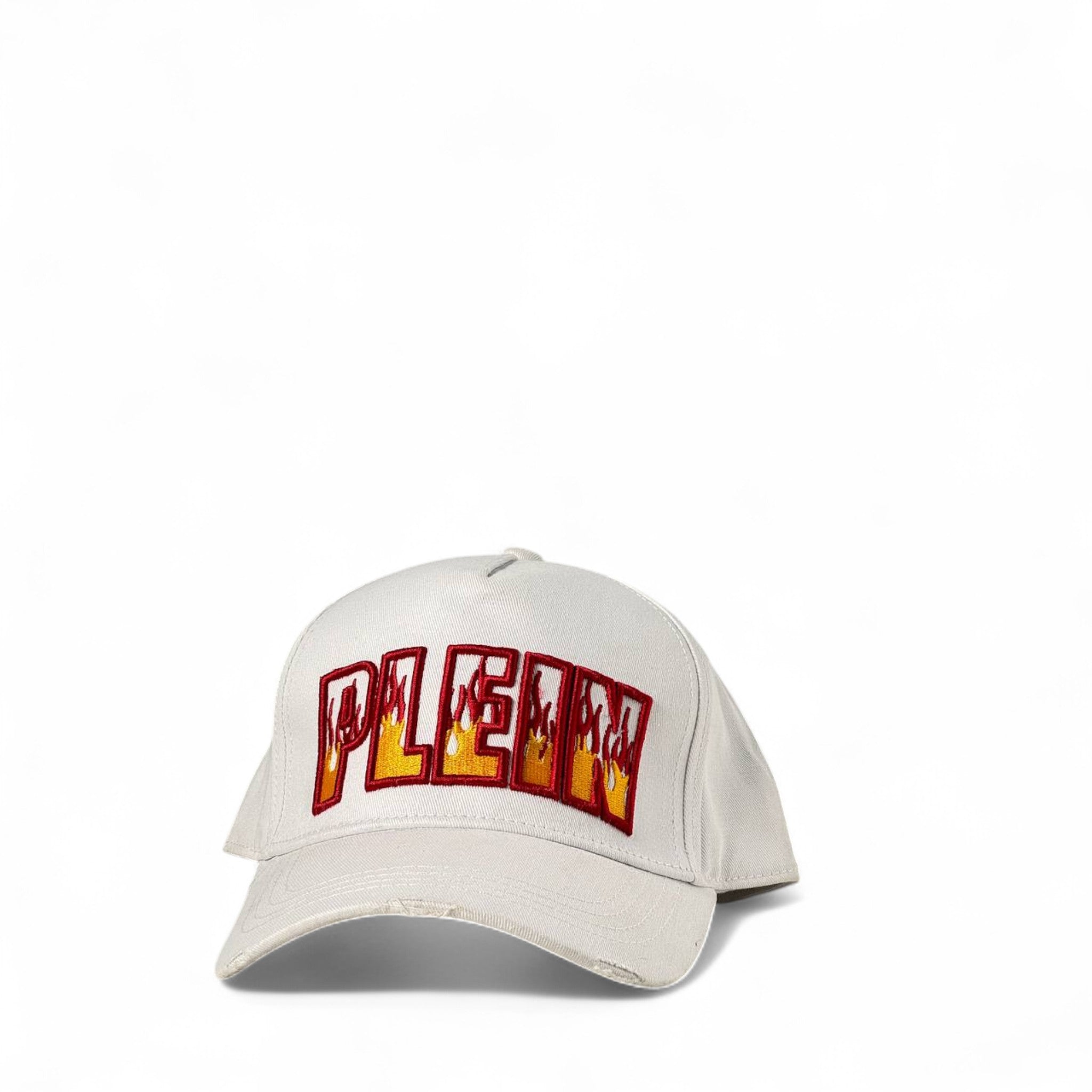 Philipp Plein Flame Logo Cap β White Heat with Fiery Street Style