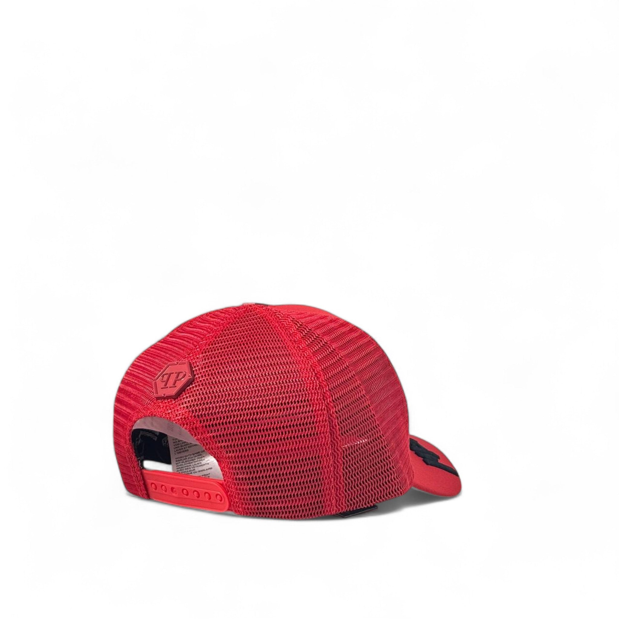 Philipp Plein Red Skull Mesh Cap π΄π | Fierce Street Energy Trucker Hat