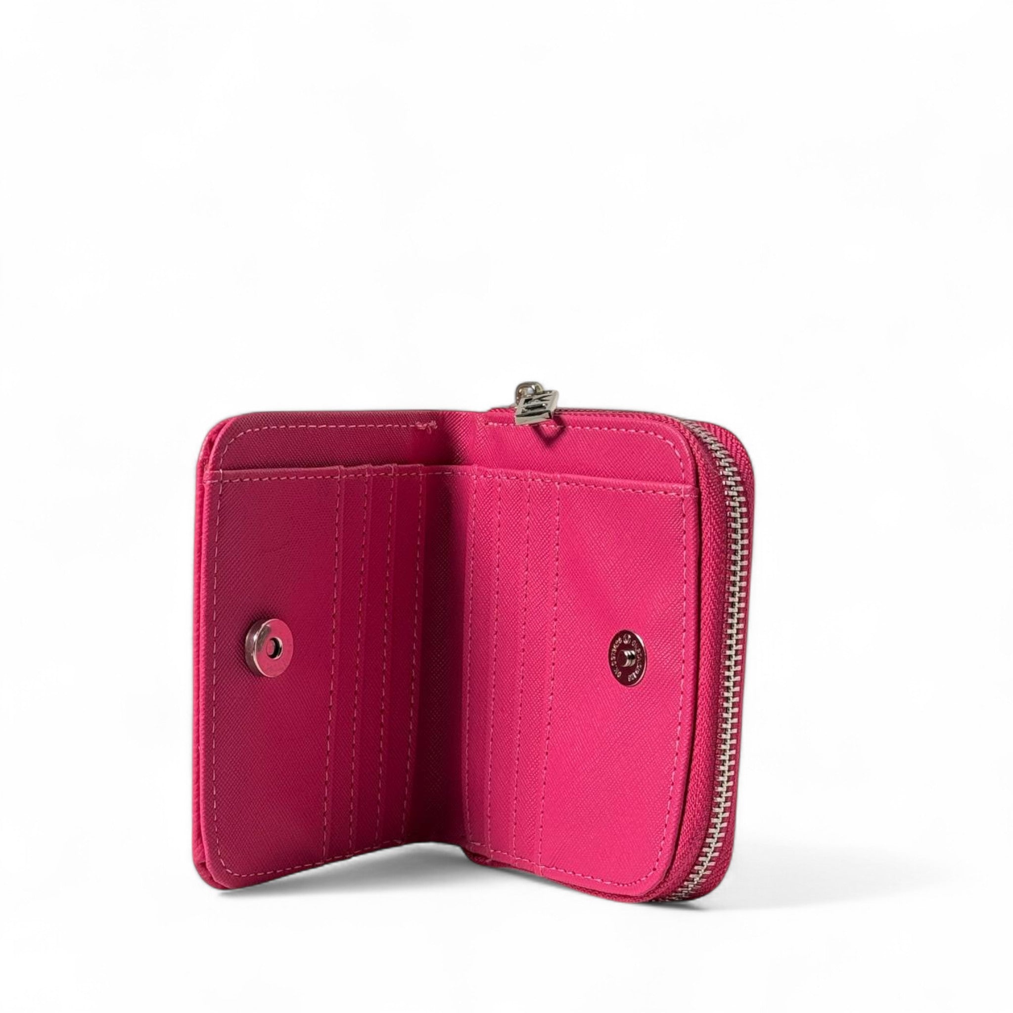 KARL LAGERFELD Pink Mini Wallet โ Vibrant Designer Charm ๐๐