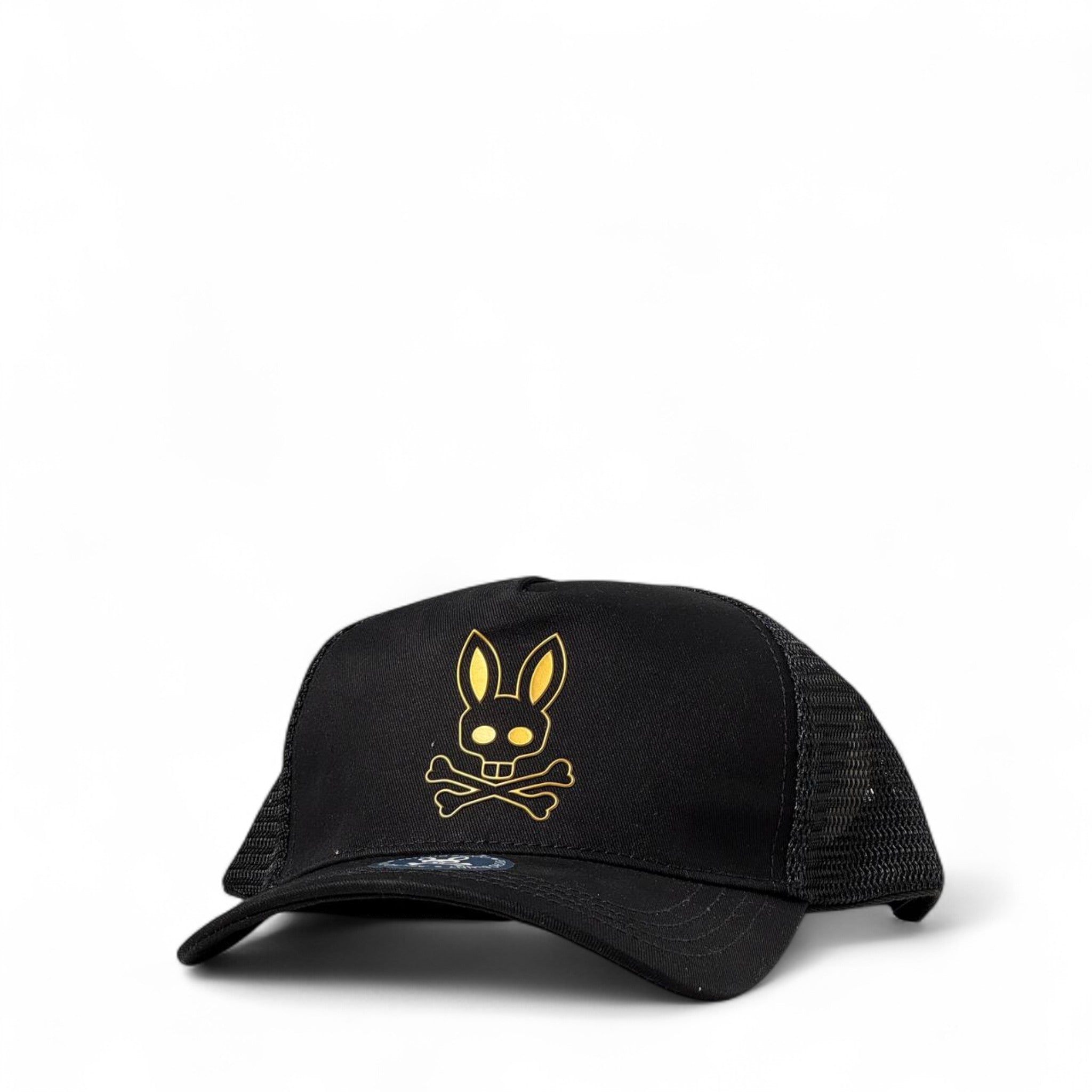 Black Psycho Bunny Cap – Sleek, Edgy & Iconic