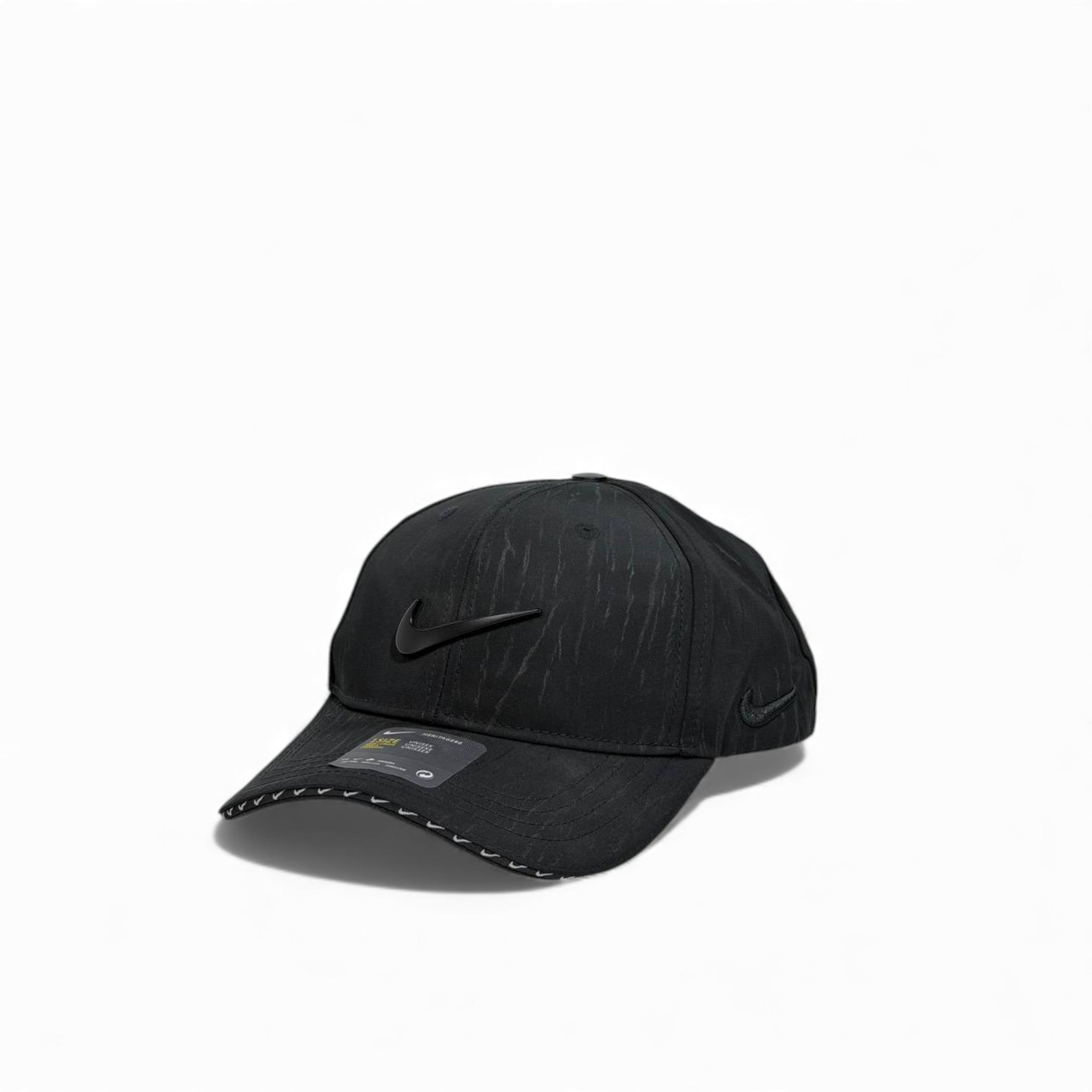 🧢 Nike Black Essential Sports Cap – Stealth Swoosh Performance Edition