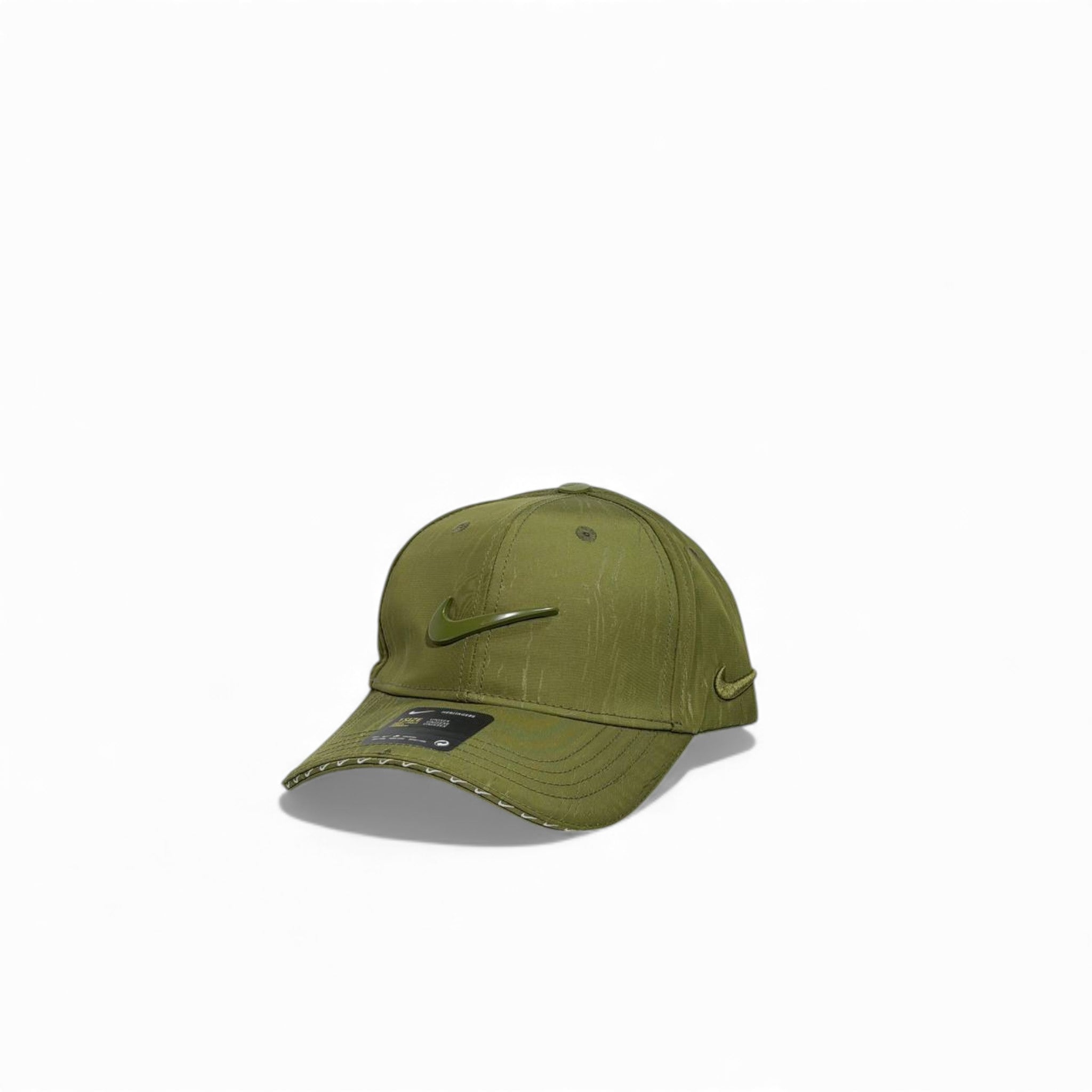 🧢 Nike Olive Green Essential Sports Cap – AeroBill Performance Edition