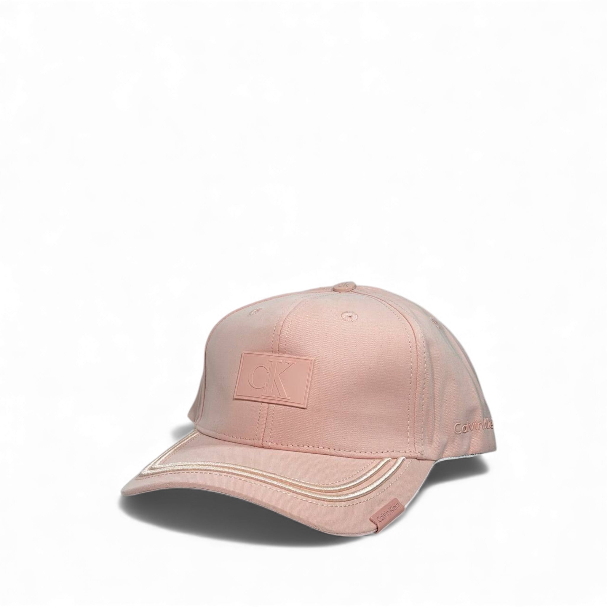 🧢 Calvin Klein Blush Pink Minimal Logo Cap – Soft Luxe Edition