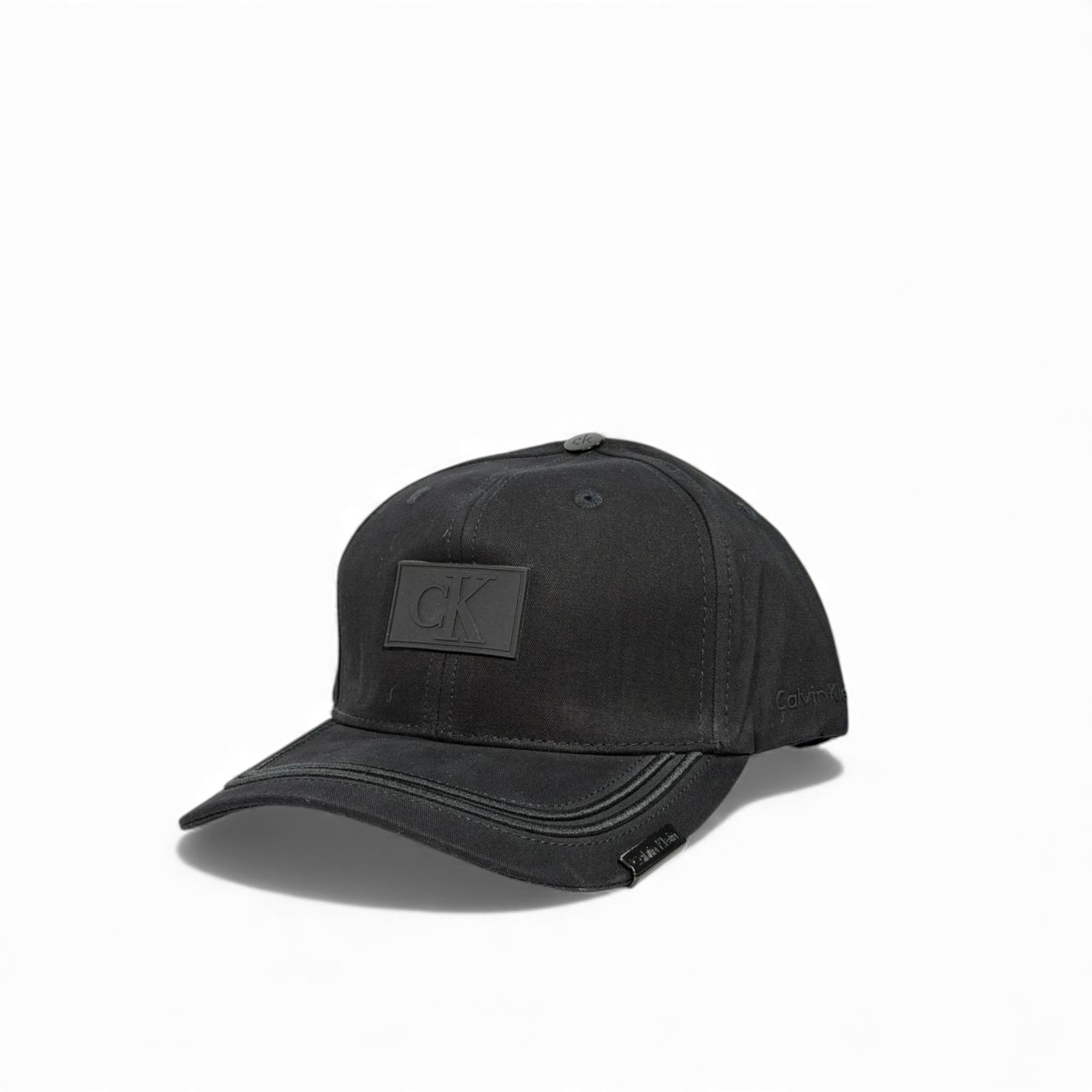 🧢 Calvin Klein Black Minimal Logo Cap – Urban Luxe Edition
