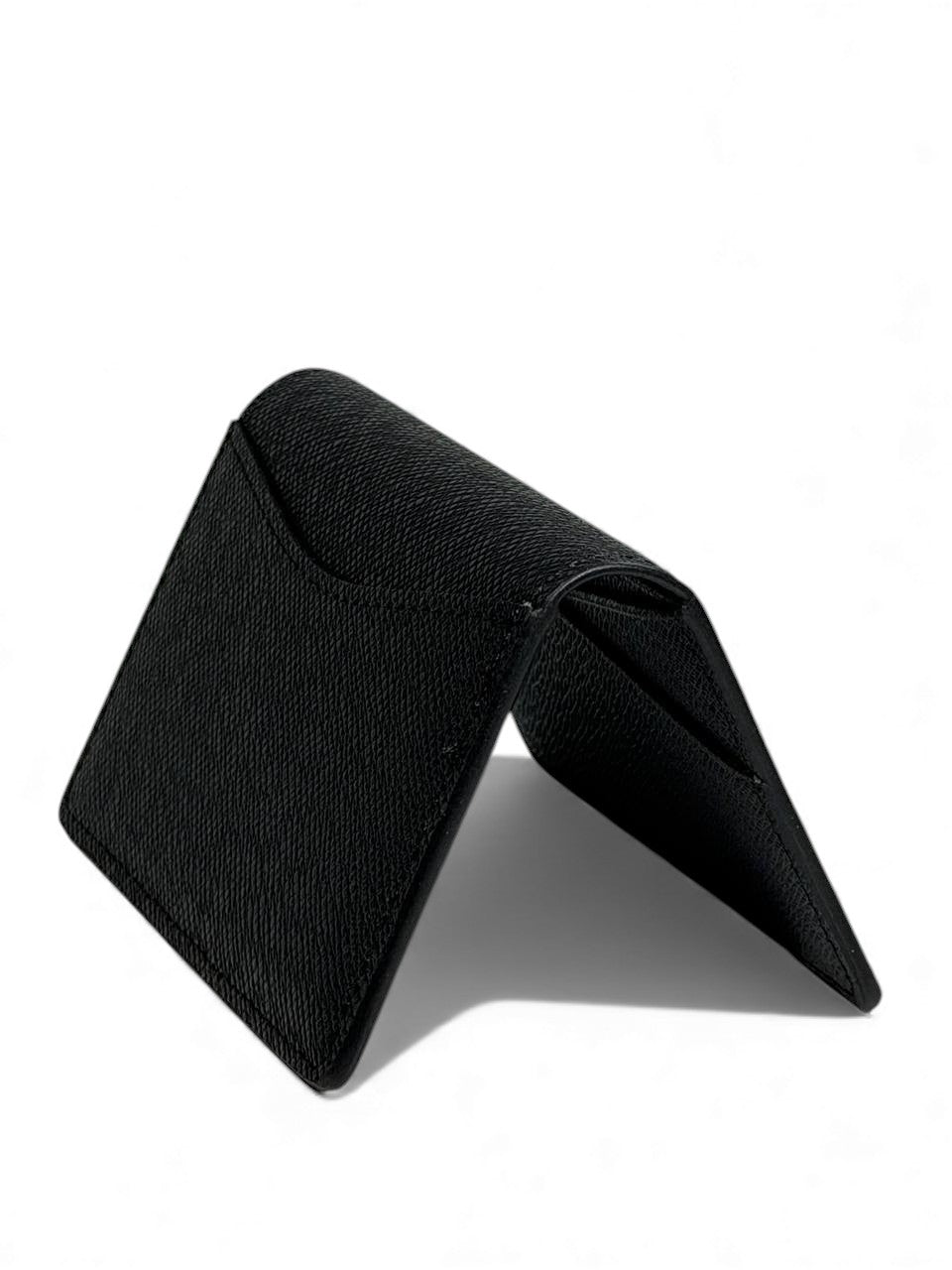 Louis Vuitton Taiga Black Leather Card Holder Wallet ✨ | Sleek Minimalist Luxury