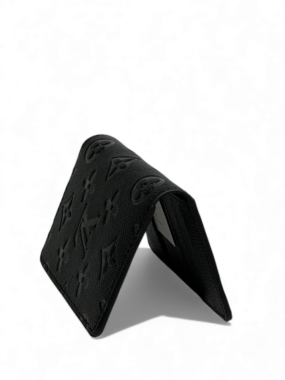 Louis Vuitton Monogram Shadow Wallet – Black Embossed Leather 🖤✨ | Premium Compact Men’s Wallet