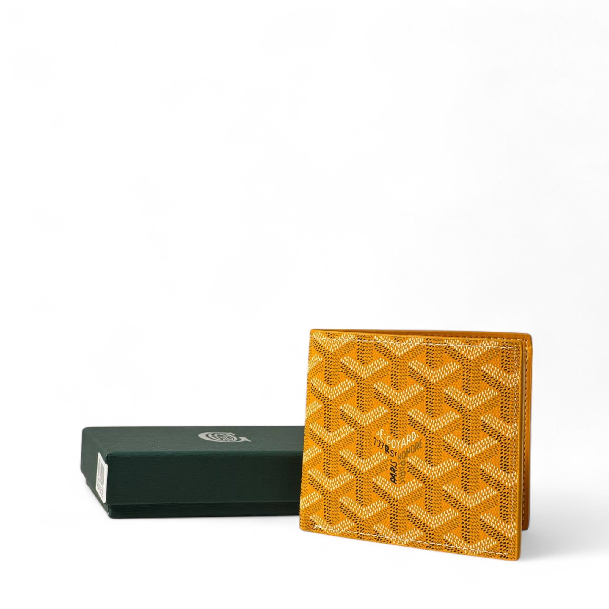 ๐ Goyard Yellow Bifold Wallet โ Bold Color, Iconic Elegance ๐