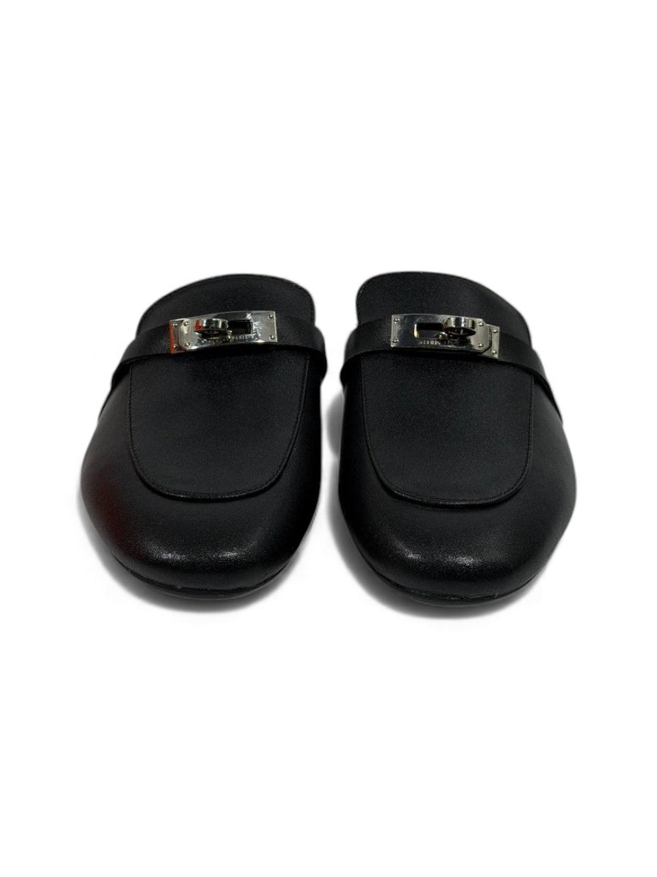 đ„ HermĂšs-Inspired Leather Mules â Black Luxury Edition đ„