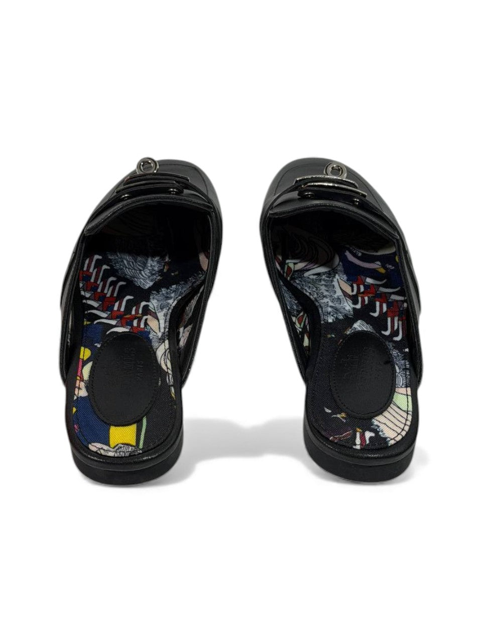 đ„ HermĂšs-Inspired Leather Mules â Black Luxury Edition đ„