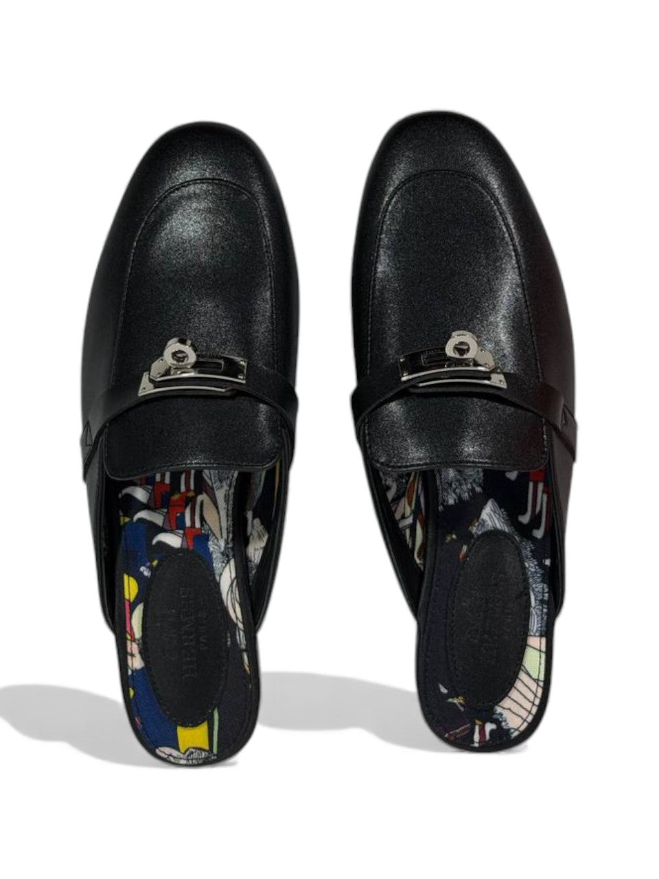 đ„ HermĂšs-Inspired Leather Mules â Black Luxury Edition đ„