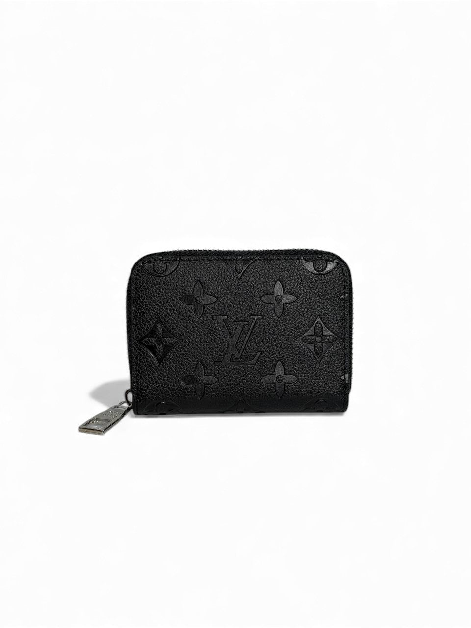Louis Vuitton Black Monogram Compact Wallet 🖤✨ | Embossed Leather | Luxury Mini Wallet