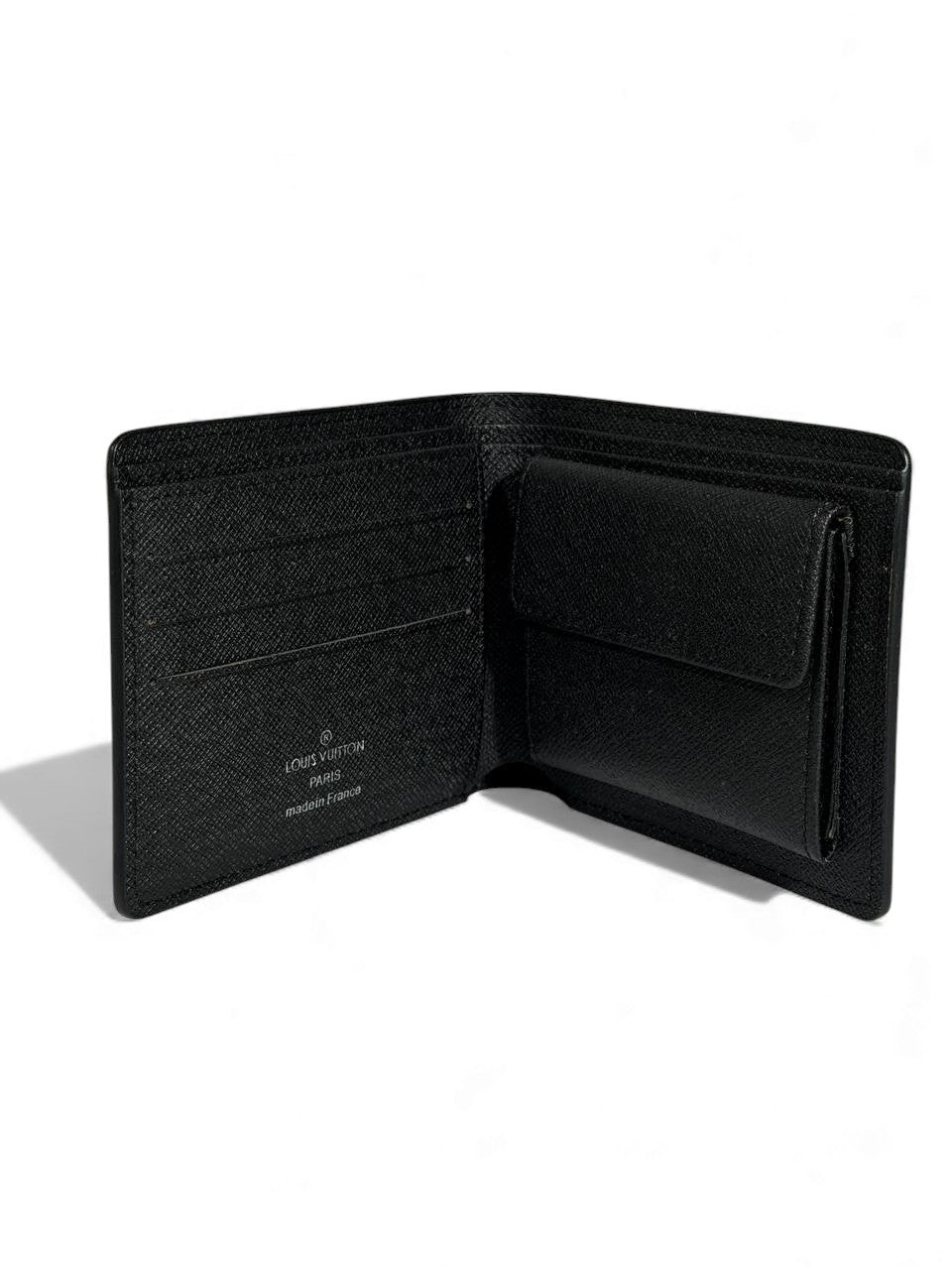Louis Vuitton Taiga Black Leather Bifold Wallet 🖤✨ | Minimal Luxury Wallet