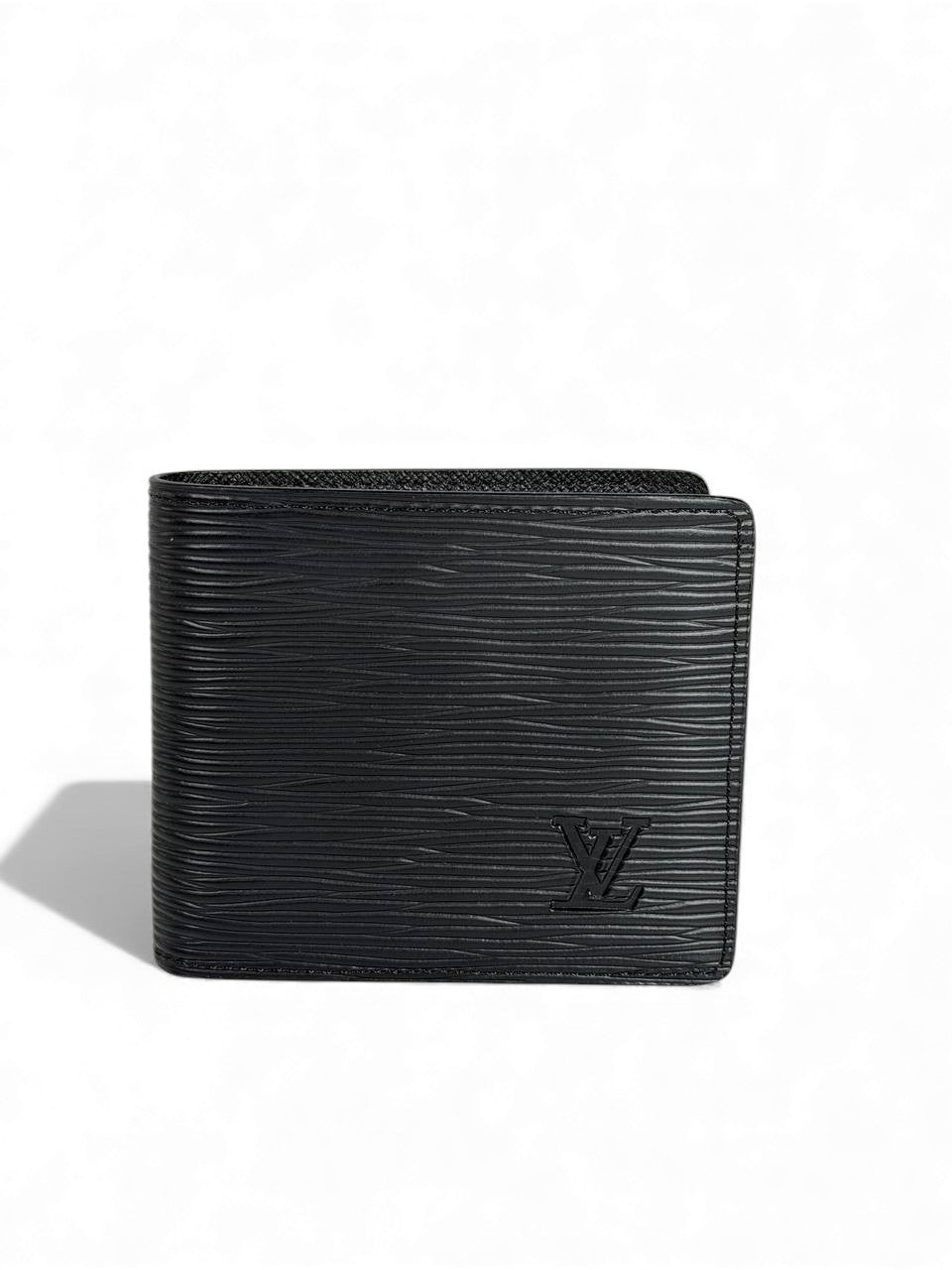 Louis Vuitton Epi Leather Black Bifold Wallet 🖤✨ | Textured Luxury Wallet