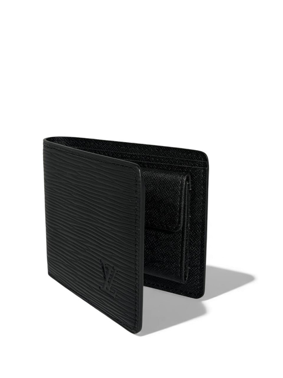Louis Vuitton Epi Leather Black Bifold Wallet 🖤✨ | Textured Luxury Wallet