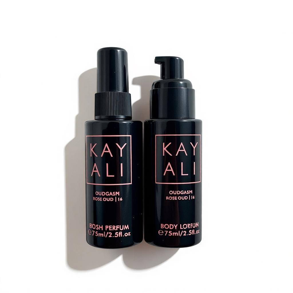 Kayali Oudgasm Rose Oud 16 Duo Set 🖤🌹✨ | Fresh Perfume & Body Lotion (75ml)