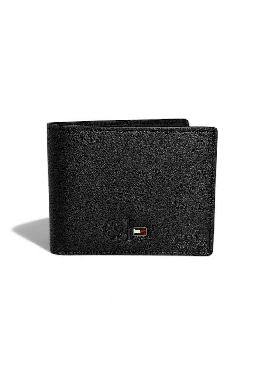 Tommy Hilfiger x Mercedes-Benz Black Leather Wallet – Premium Edition 🚗🖤