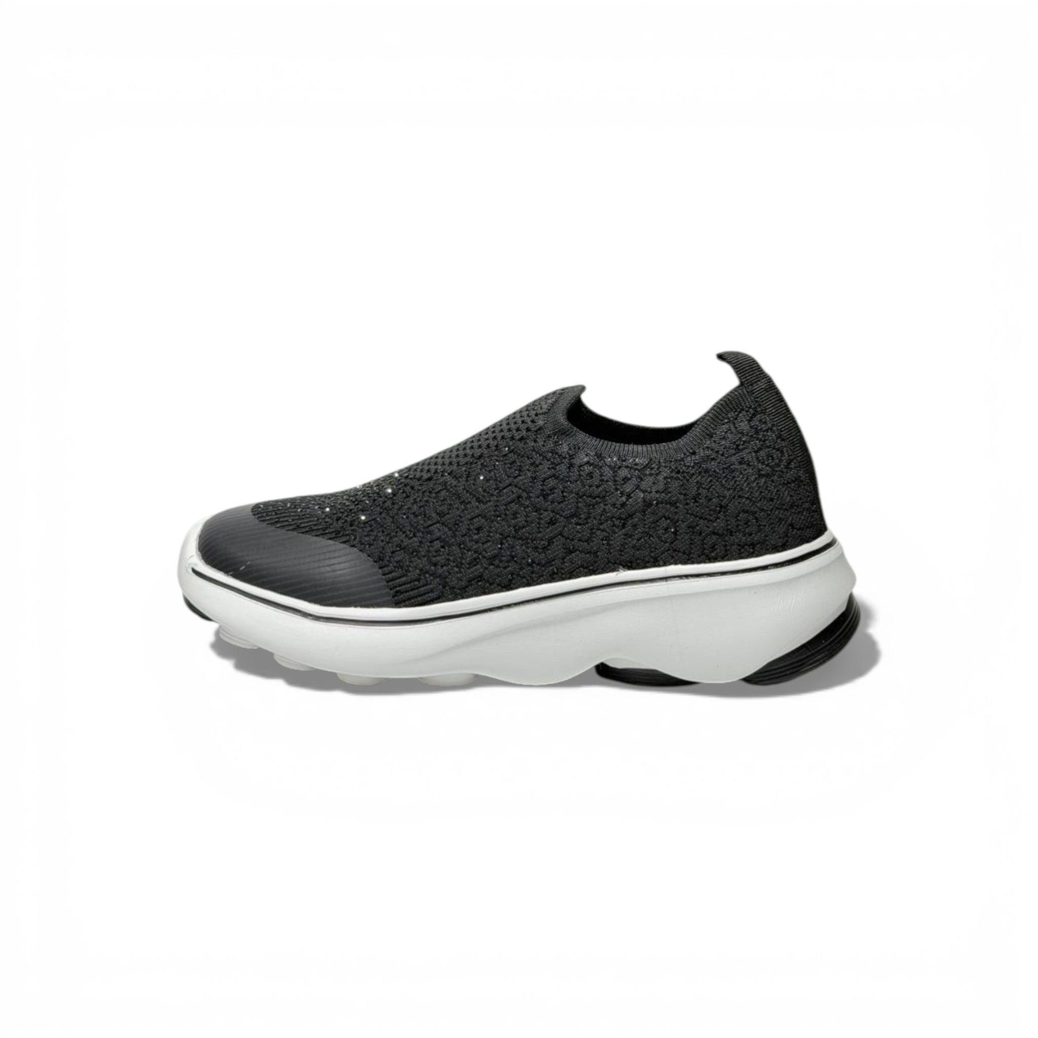 Skechers Slip-On Knit Sneakers β Black Lightweight Comfort Walking Shoes ππ€ | Breathable Casual Trainers