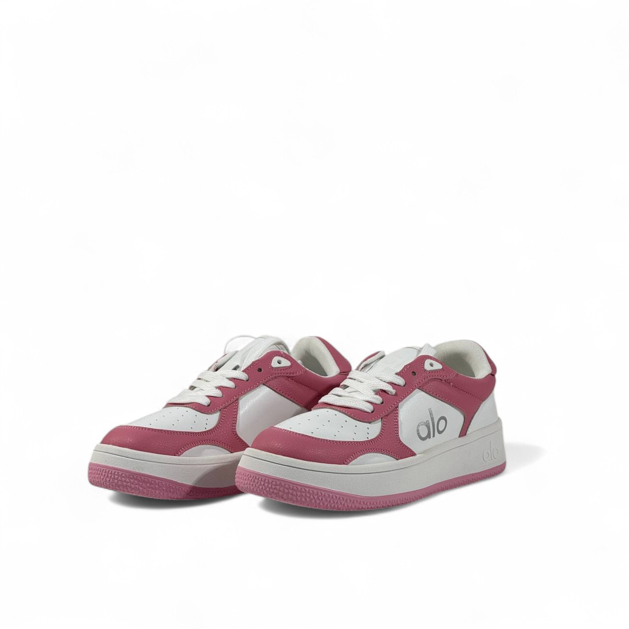 Alo Pink & White Sneakers β Sporty Chic Meets Everyday Comfort