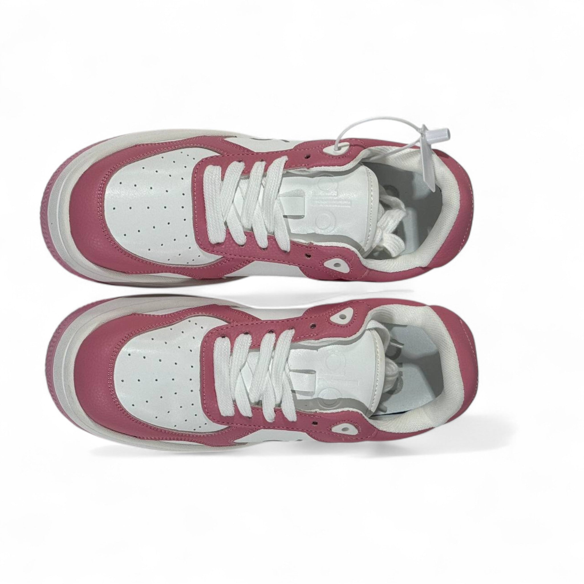 Alo Pink & White Sneakers – Sporty Chic Meets Everyday Comfort